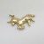 9ct yellow gold unicorn charm