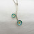 Beautiful Sheila Fleet silver & enamel flowers necklace