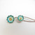 Beautiful Sheila Fleet silver & enamel flowers necklace