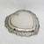 Heart shaped silver trinket dish hallmarked Birmingham 1986