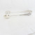 Victorian silver Albany pattern sugar tongs Sheffield 1898