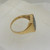 9ct gold Haematite Centurion intaglio ring size U