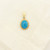 9ct gold turquoise pendant