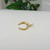 9ct gold horsehoe pendant / charm hallmarked Chester 1948