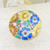 Vintage silver & enamel floral brooch by A H Darby & Son