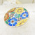 Vintage silver & enamel floral brooch by A H Darby & Son