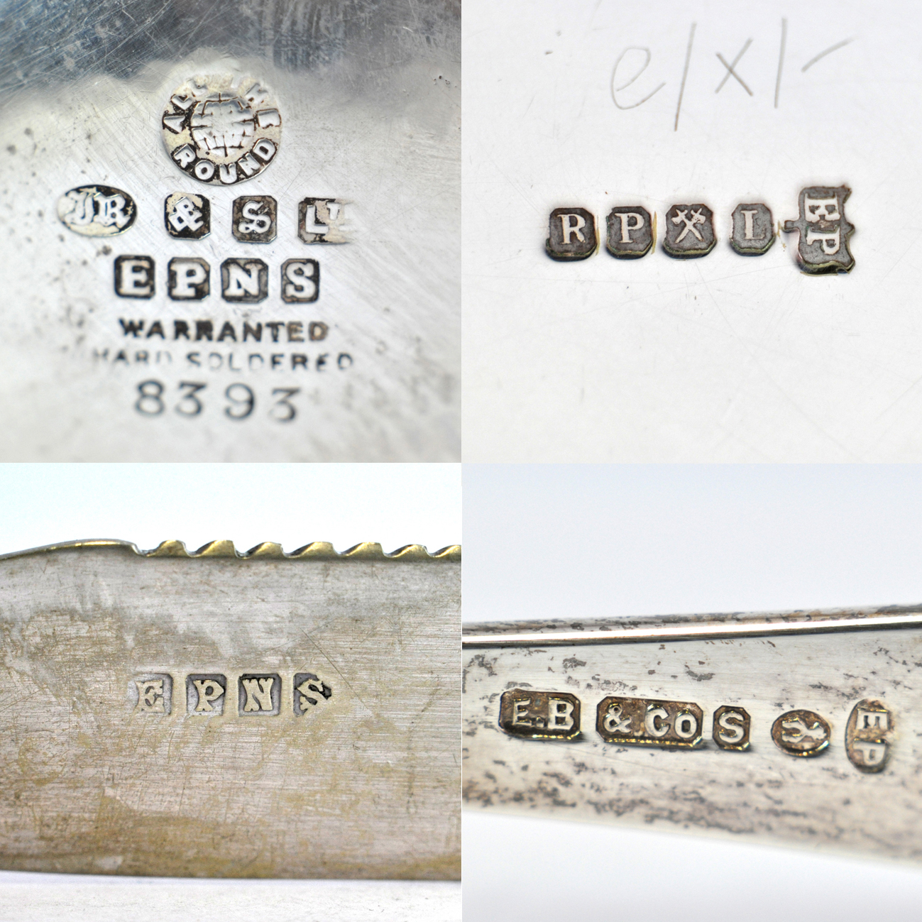 How to identify marks on silver