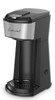 Continental 14 oz. Hospitality-grade K-Cup Coffee Maker,  Commercial-quality Brewer with Auto Shut-off, Black and Silver.