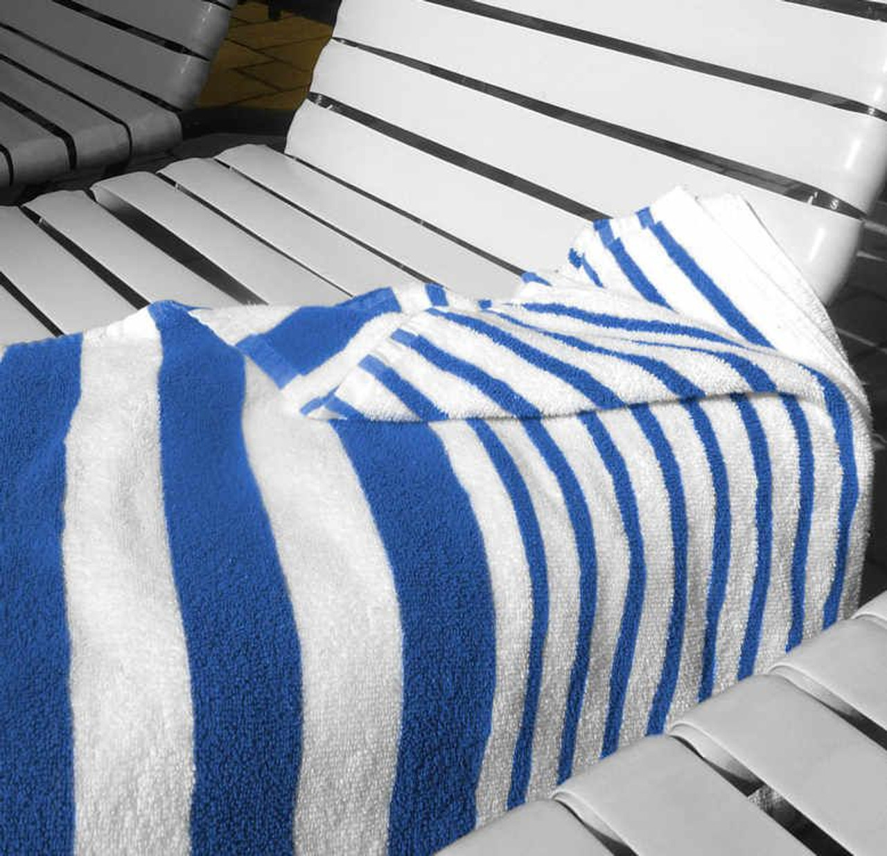 Oxford Tropical Stripe, Nice Pool Towels
