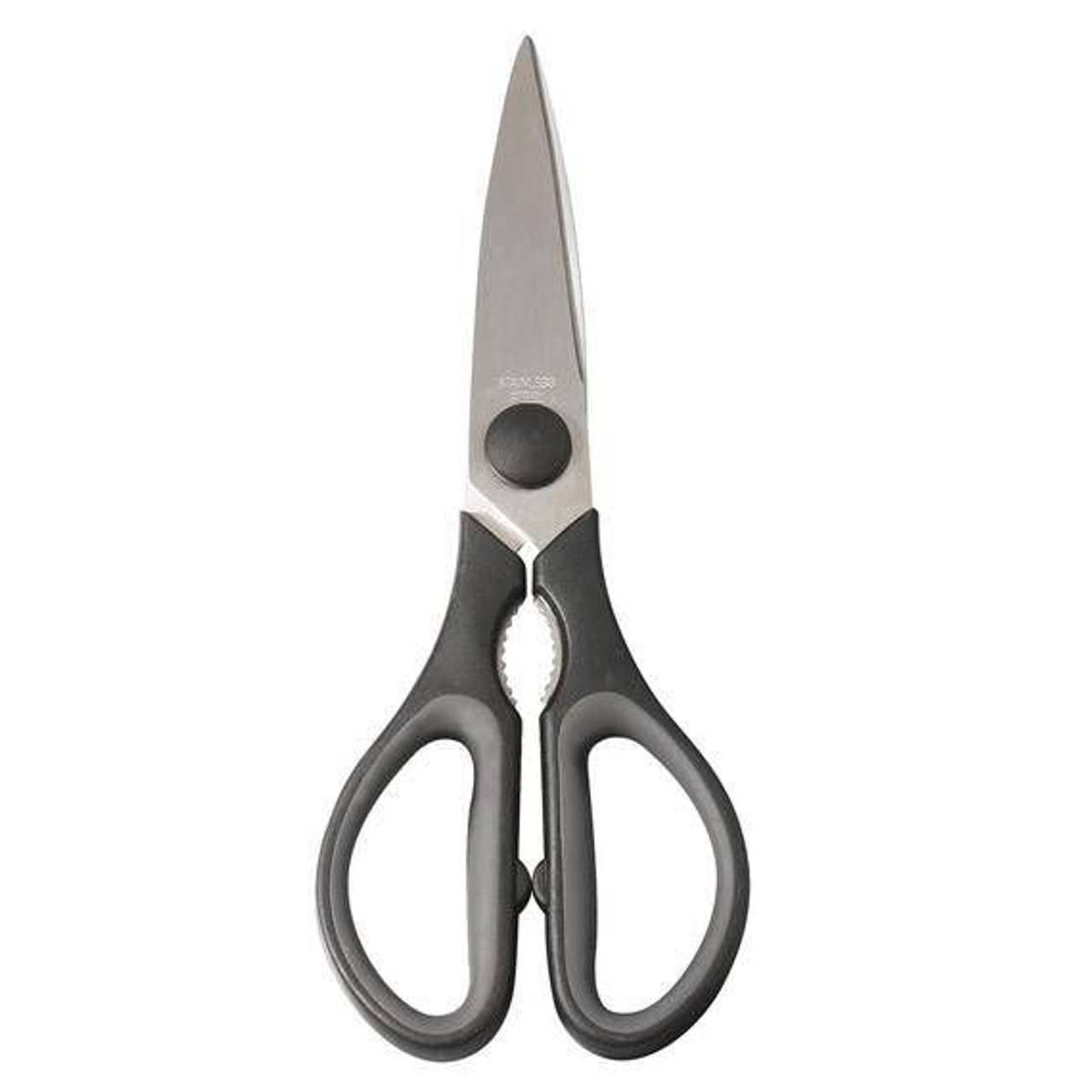 Culinary Edge 8 Stainless Steel Kitchen Shears with Cushion Grip Handles