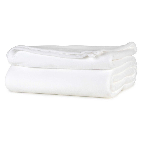 White Microloft Blanket