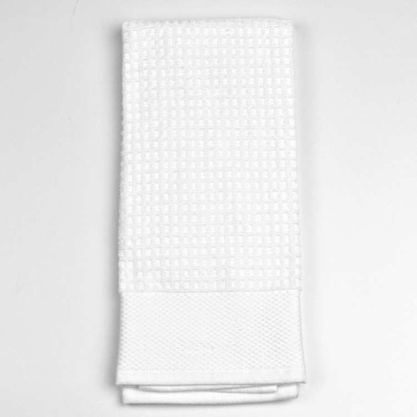 A single white kitchen towel