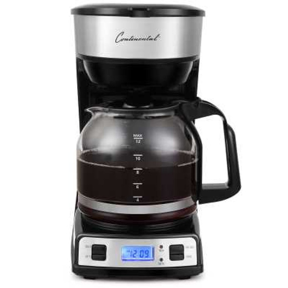 Continental 12-cup Programmable Coffee Maker