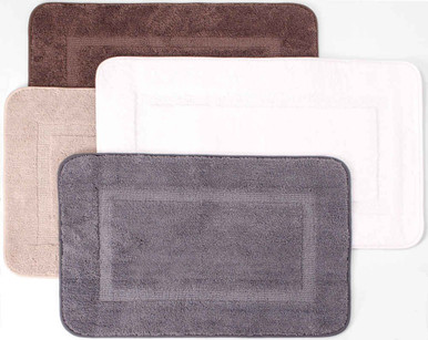 Microfiber latex back, Bath Rug