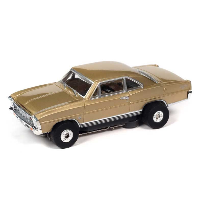 Auto World 1966 Chevy Nova SS Gold Thunderjet HO Slot Car | Auto