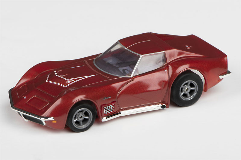 AFX 1970 Corvette LT1 Red Metallic Mega G+ HO Slot Car | AFX 2038