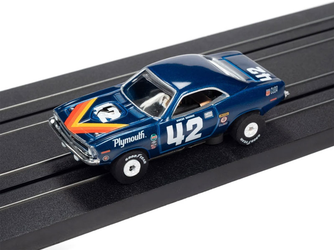 Auto World 1970 Plymouth Barracuda Swede Savage #42
