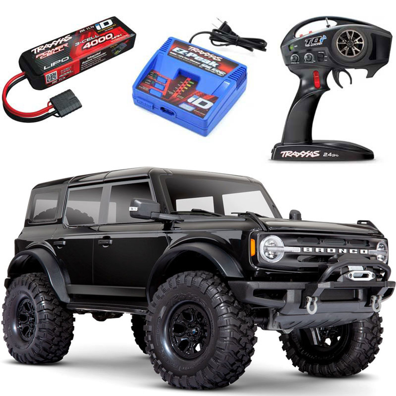 Traxxas TRX-4 2021 Ford Bronco 4WD RTR Crawler Trail Truck w/3s 