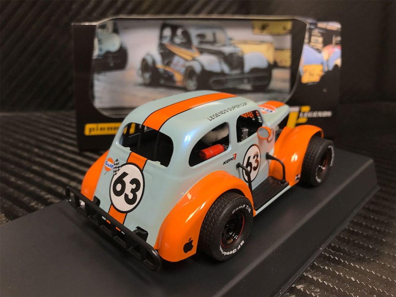 Pioneer 1937 Chevy Sedan Legends Racer #63 (GULF Metallic