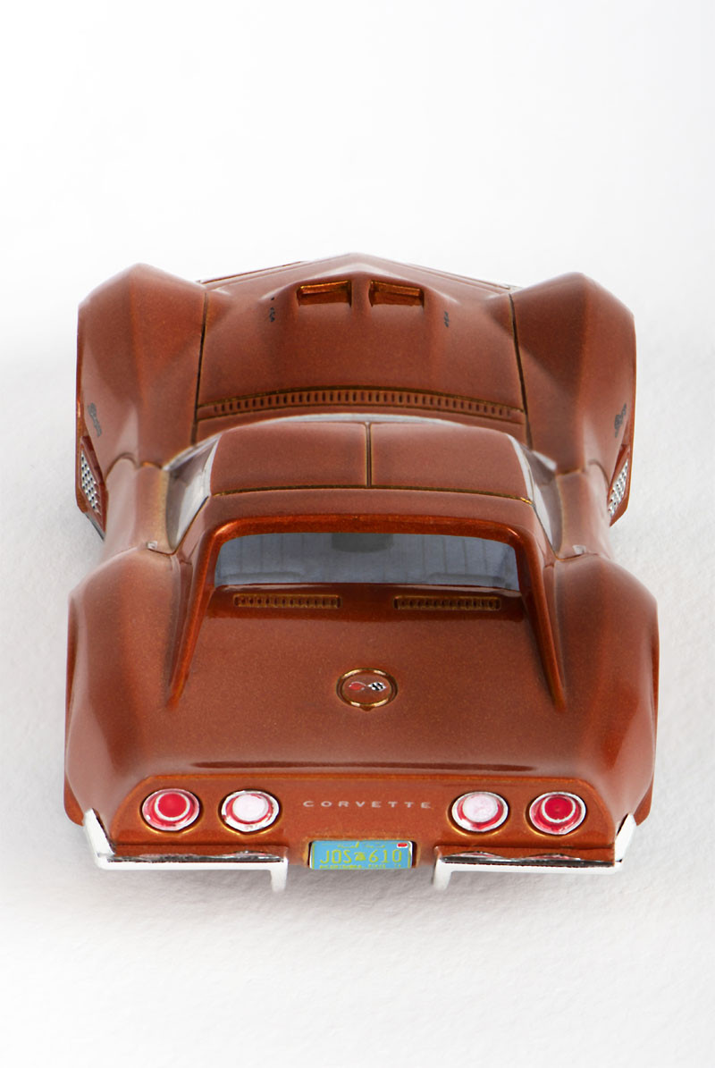 AFX 1971 Corvette 454 Ontario Orange Mega G+ HO Slot Car