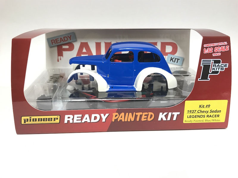 Pioneer 1937 Chevy Sedan Legends Racer 'Ready Painted' (Blue/White
