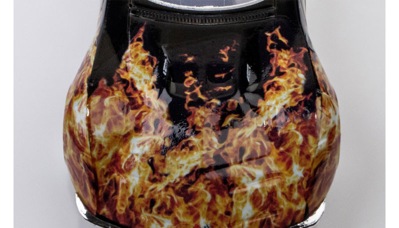 AFX 1968 Corvette 427 Black Flame Mega G+ HO Slot Car