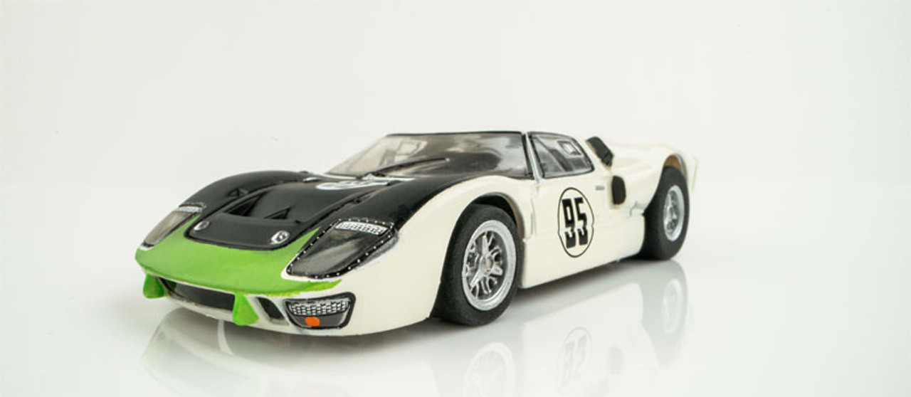 AFX 1966 Ford GT40 MKII #95 Daytona Mega G+ HO Slot Car
