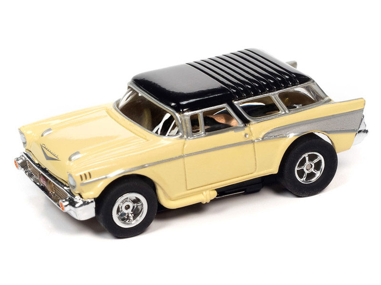 Auto World 57 Chevy☆GOLDSMITH HOスロットカー Auto World Exclusive 1957 Chevy Chevrolet Nomad HO Slot Car