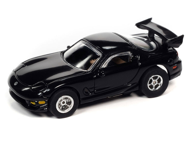 Auto World 1995 Mazda RX-7 (Black) X-Traction R34 HO Slot Car