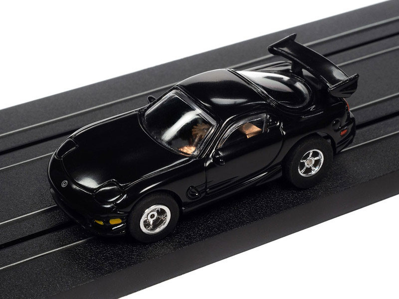 ho Auto World 1995 Mazda RX-7 (Black) X-Traction R34 HO Slot Car