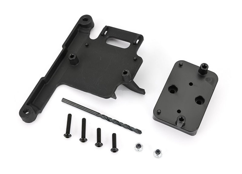 Traxxas 6560 Telemetry Expander Mount – Schwarze Halterung Für Fernbedienung