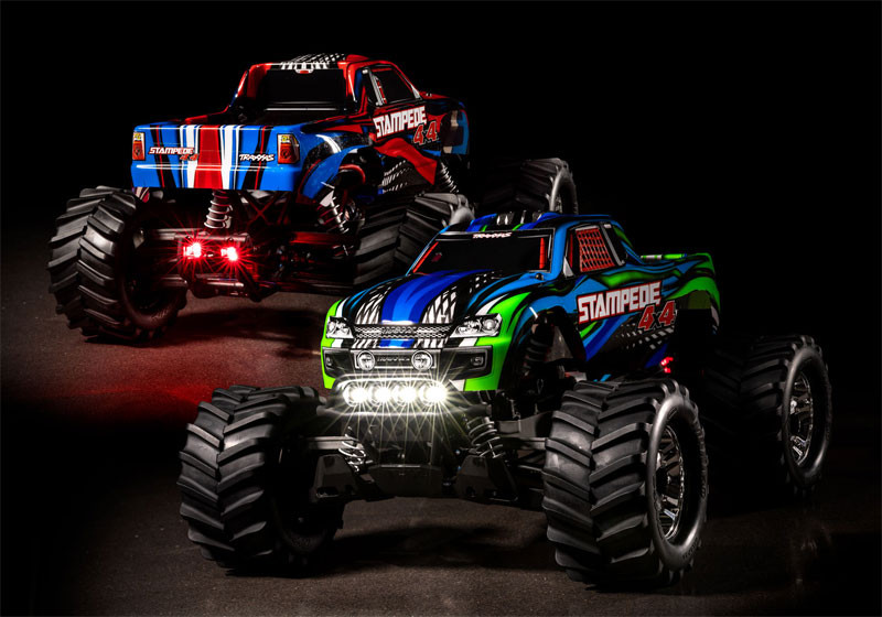 Kit Barre Lumineuse LED Traxxas 6784 - 4 Lumières Transparentes - Pour Stampede 4x4 - Pack De 174