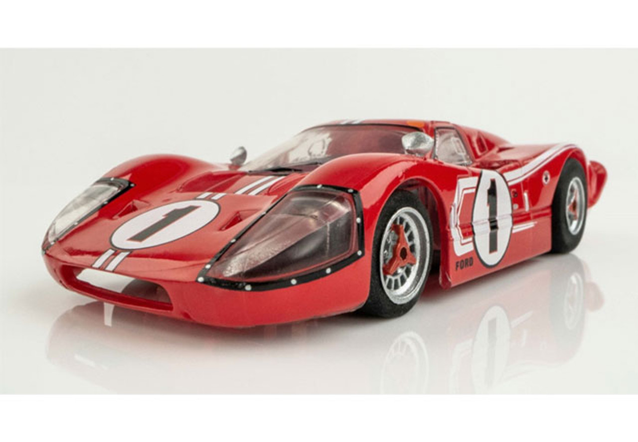 AFX Ford GT40 MKIV #1 Red Mega G+ HO Slot Car