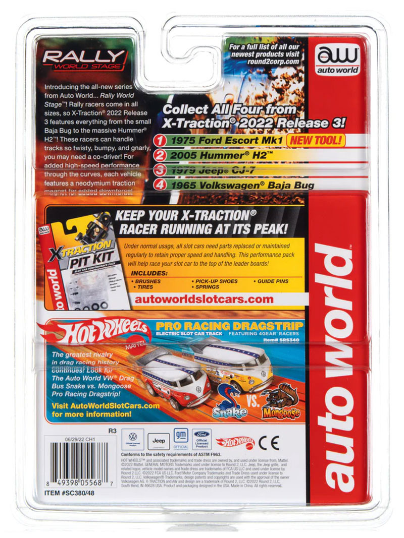 Auto World 2005 Hummer H2 (Red) Rally World Stage X-Traction HO