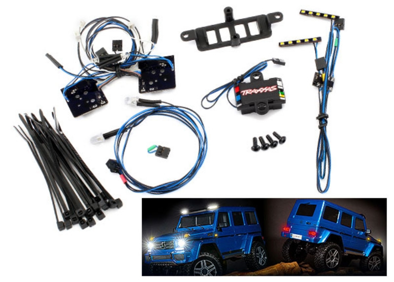【新品未開封！】TRAXXAS TRX-4 ランドローバー LEDライトユニット Traxxas Chassis, Extended, for Maxx w/ 352mm Wheelbase