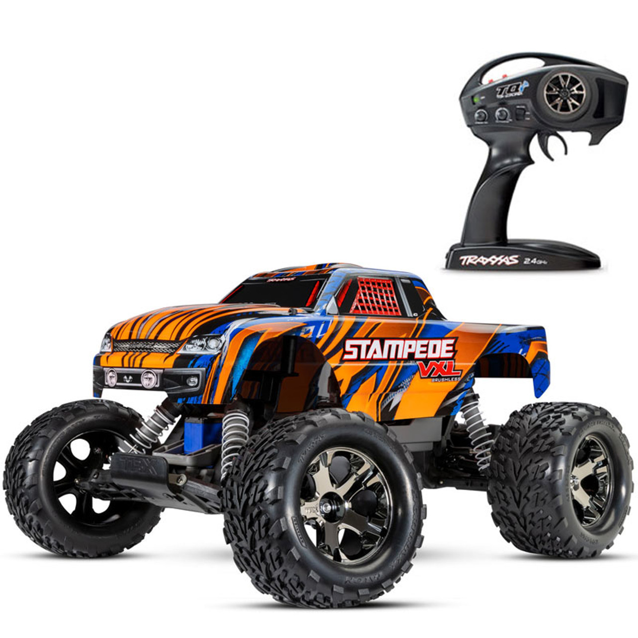 Traxxas Stampede VXL Brushless 2WD RC Truck w/TSM & Pro