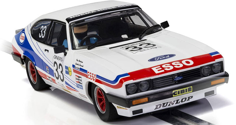 Scalextric 1/32 C.2059 – Ford Capri 3.0s Verte, Voiture De Slot Racing D’occasion