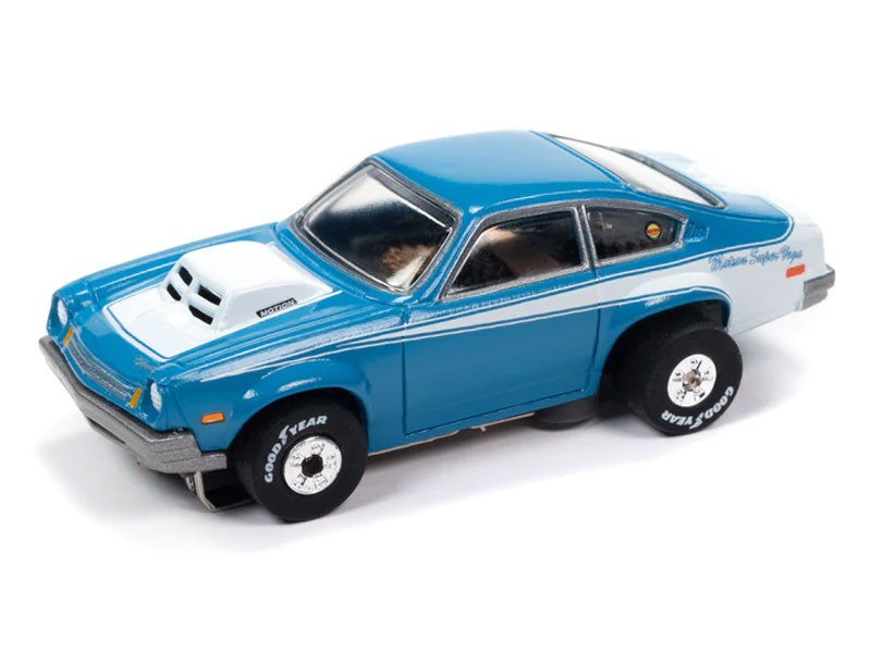 Auto World 1971 Chevrolet Vega (Blue) Baldwin Motion Thunderjet HO