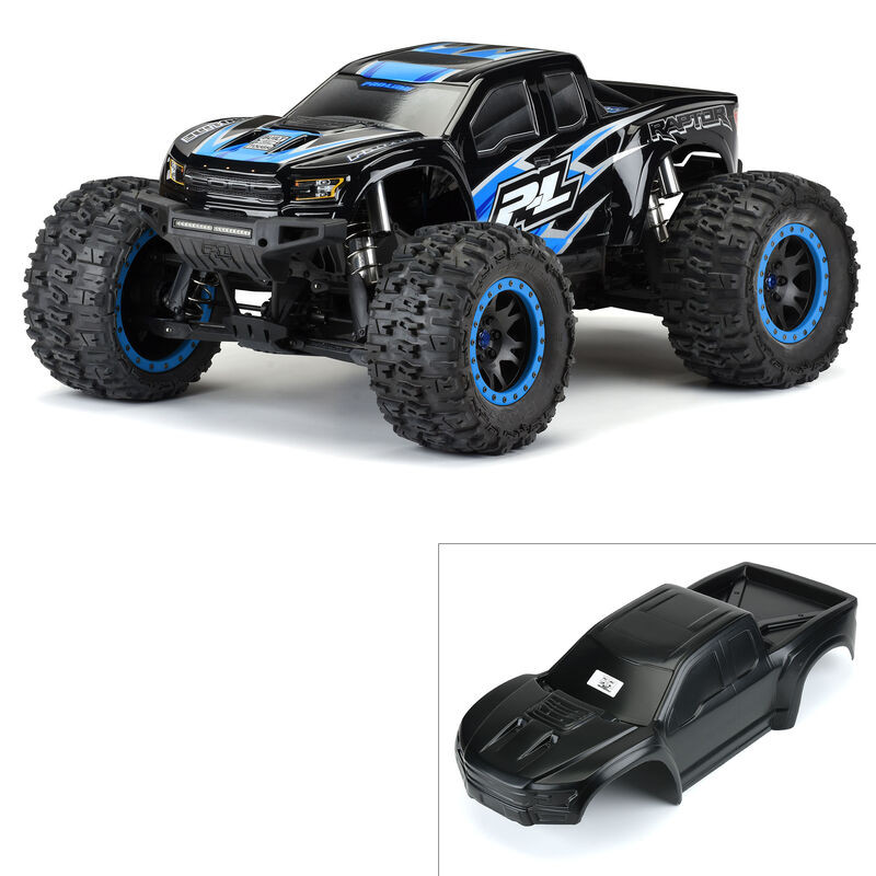 Pro-Line 2017 Ford Raptor Tough-Color (Black) Body for the X-Maxx