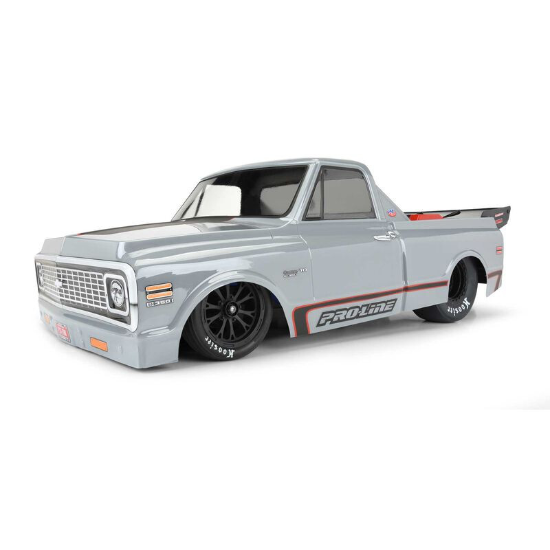 Pro-Line 1972 Chevy C-10 Clear Body: Losi 22S, Drag Slash, & AE