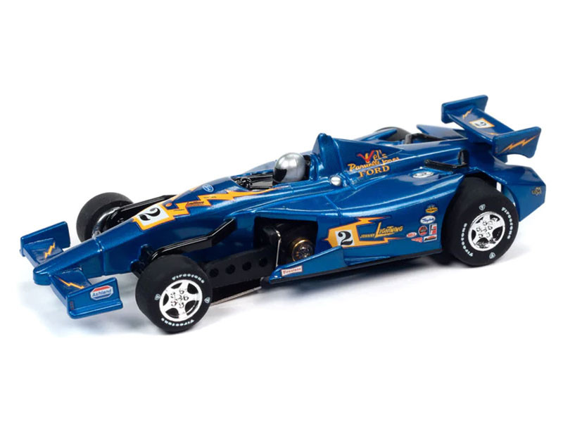 Auto World 2014 Indy Car (JL Special Blue #2) Super III HO Slot Car