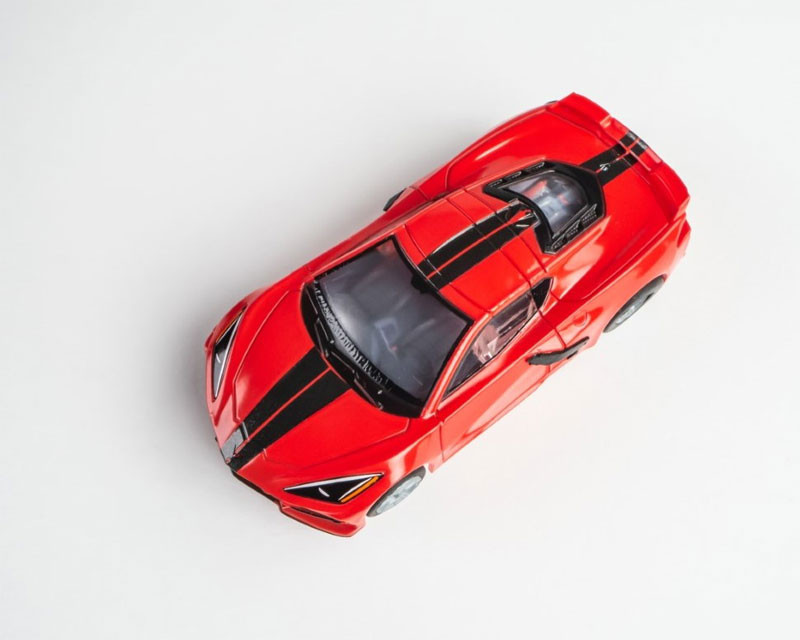 AFX Corvette C8 Torch Red Mega G+ HO Slot Car