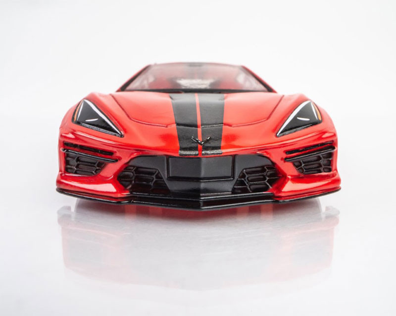 AFX Corvette C8 Torch Red Mega G+ HO Slot Car