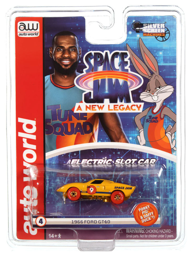 Auto World 1966 Ford GT40 Space Jam Thunderjet HO Slot Car