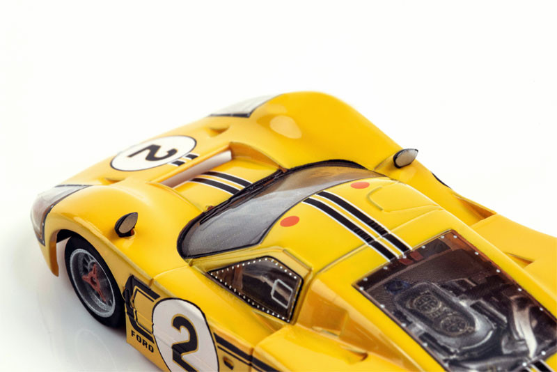 AFX Ford GT40 MKIV #2 LeMans Mega G+ HO Slot Car