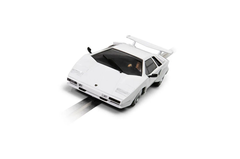 Scalextric Lamborghini Countach - White 1/32 Slot Car