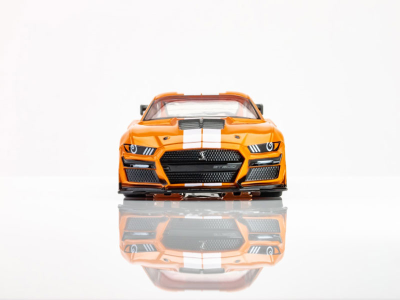 AFX 2021 Ford Mustang Shelby GT500 Twister Orange Mega G+ HO Slot Car