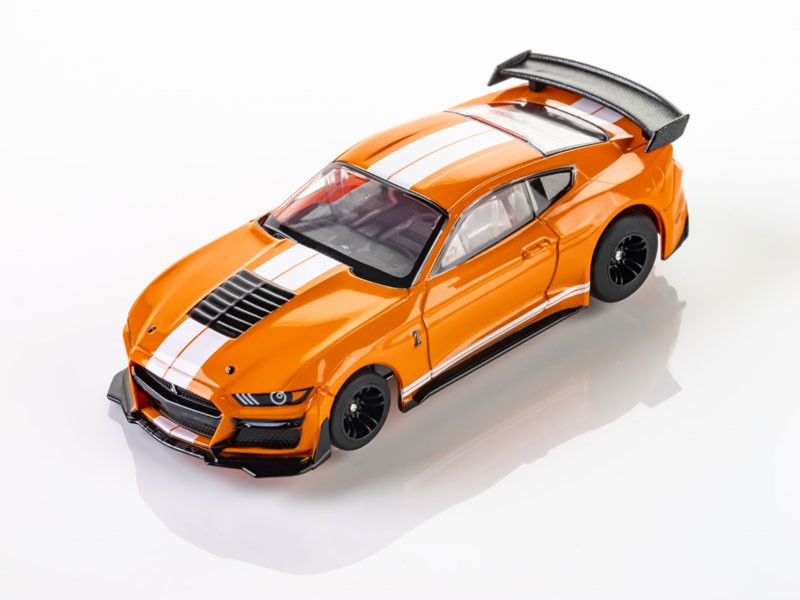 AFX 2021 Ford Mustang Shelby GT500 Twister Orange Mega G+ HO Slot Car