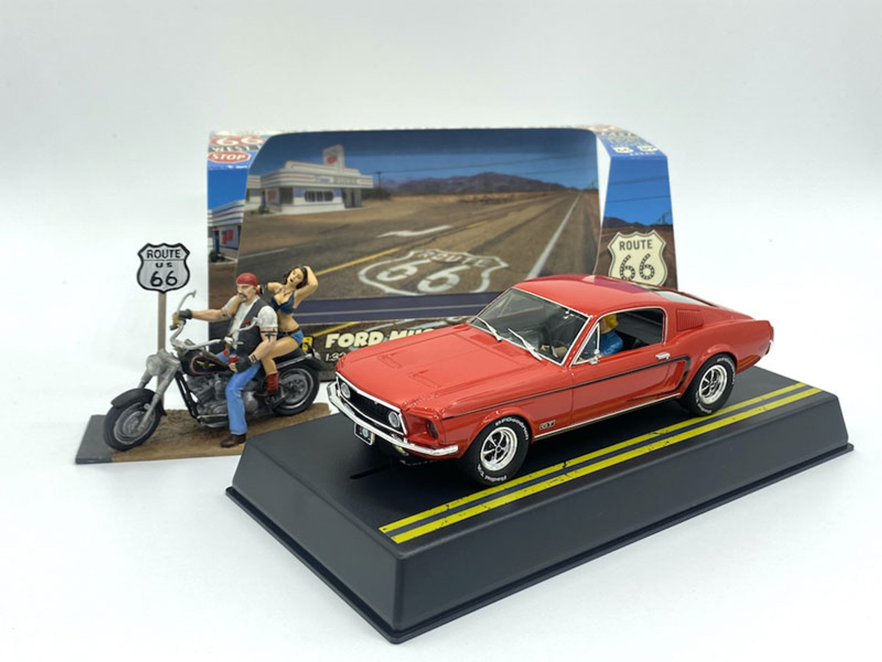 Pioneer P029 '68 Ford Mustang Trans Am. 1/32 Slot Car.