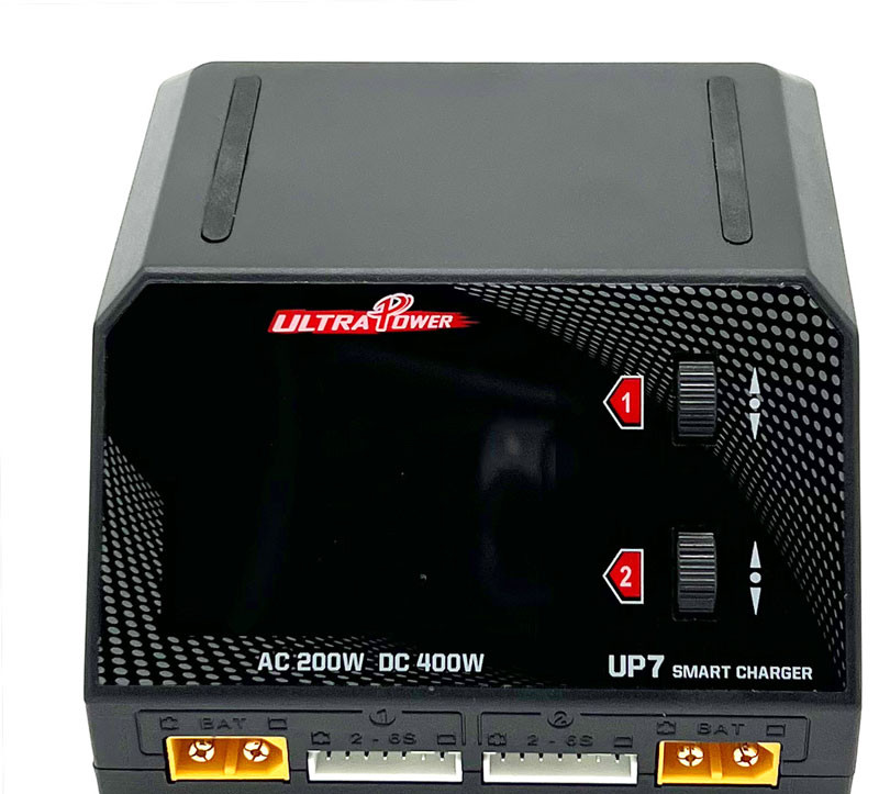 Ultra Power UP7 AC 200W / DC 400W Dual Port Multi-Chemistry AC/DC
